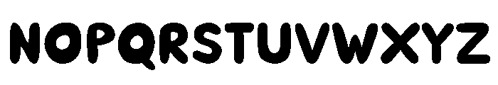 Puffy Soda Font UPPERCASE