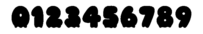 Puffy ghost Font OTHER CHARS