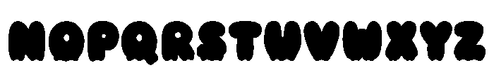 Puffy ghost Font UPPERCASE