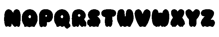 Puffy ghost Font LOWERCASE