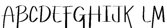 PukkaDe Font UPPERCASE