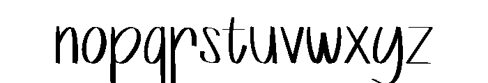 PukkaDe Font LOWERCASE