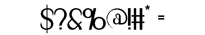 PulauKomodo Font OTHER CHARS