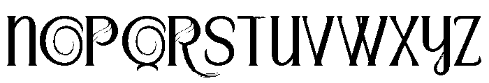 PulauKomodo Font UPPERCASE