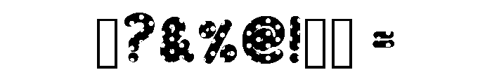 Pulkadot Squad Regular Font OTHER CHARS