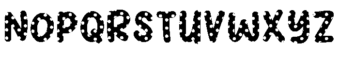 Pulkadot Squad Regular Font LOWERCASE