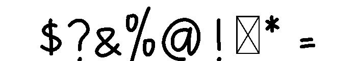 Pulparo Font OTHER CHARS