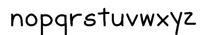 Pulparo Font LOWERCASE
