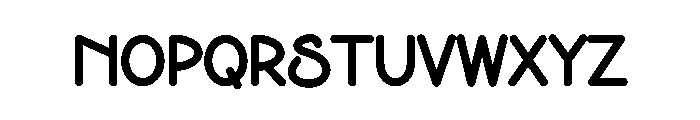 Pumpkin Bookmark Font LOWERCASE