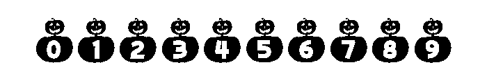 Pumpkin Character Regular Font OTHER CHARS