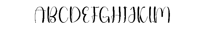 Pumpkin December Font UPPERCASE