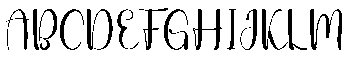 Pumpkin Desember Font UPPERCASE