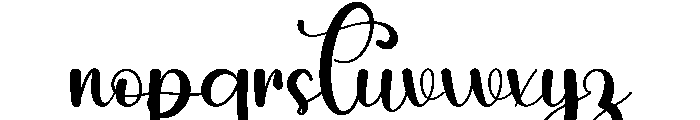 Pumpkin Desember Font LOWERCASE
