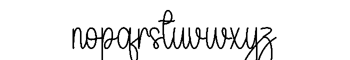 Pumpkin Embroidery Font LOWERCASE