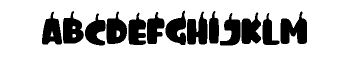 Pumpkin Font 2 Font UPPERCASE