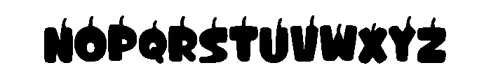 Pumpkin Font 2 Font UPPERCASE