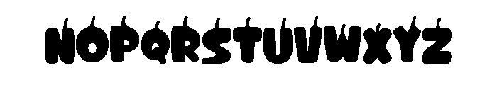 Pumpkin Font 2 Font LOWERCASE