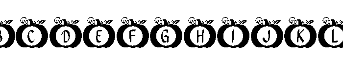 Pumpkin  Font Font UPPERCASE