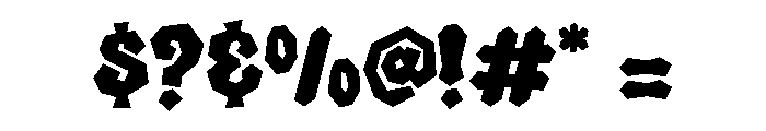 Pumpkin Haunt Regular Font OTHER CHARS