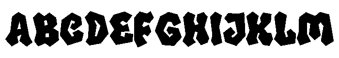 Pumpkin Haunt Regular Font UPPERCASE