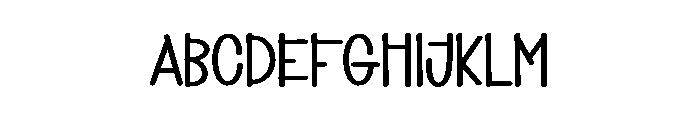 Pumpkin Minimalist Font UPPERCASE