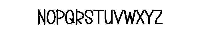 Pumpkin Minimalist Font UPPERCASE