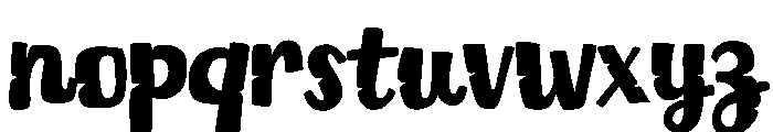 Pumpkin Playful Font LOWERCASE
