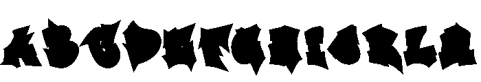 Pumpkin Riot Font UPPERCASE