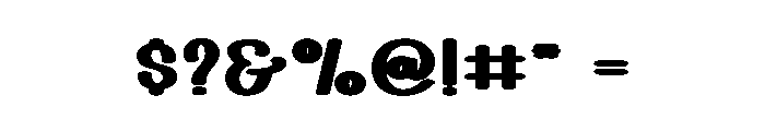 Pumpkin Scary Font OTHER CHARS