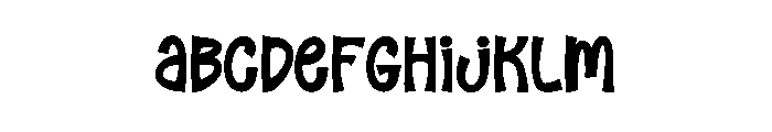 Pumpkin Stars Font UPPERCASE