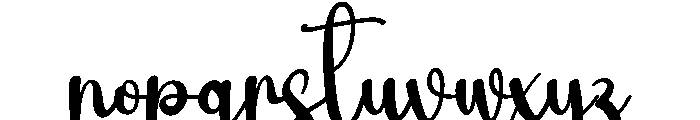 Pumpkin Vintage Font LOWERCASE