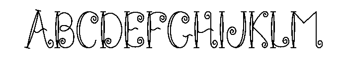 Pumpkin Wishes Font UPPERCASE