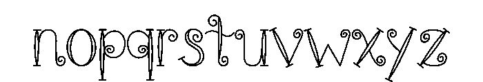Pumpkin Wishes Font LOWERCASE