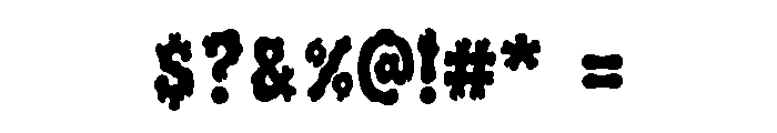 Punk Fury Font OTHER CHARS