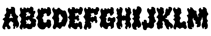 Punk Fury Font UPPERCASE