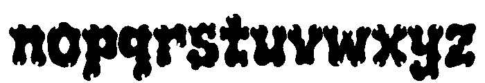 Punk Fury Font LOWERCASE