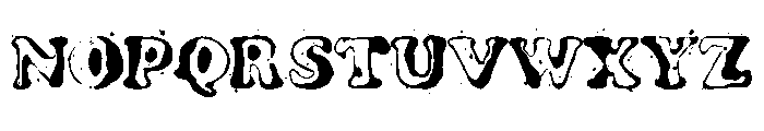 Punk Grunge By Squeeb C Regular Font UPPERCASE