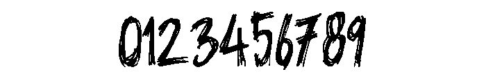 Punk Terror Regular Font OTHER CHARS