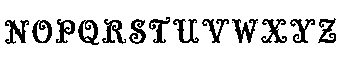 Pupae Regular Font UPPERCASE