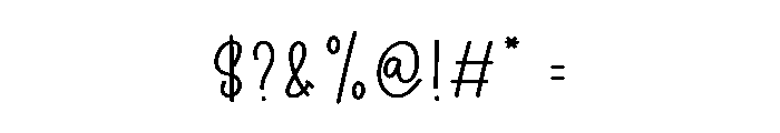 Puppy Cute Font OTHER CHARS
