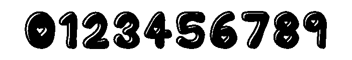 Puppy Love Soda Outline Shadow Font OTHER CHARS
