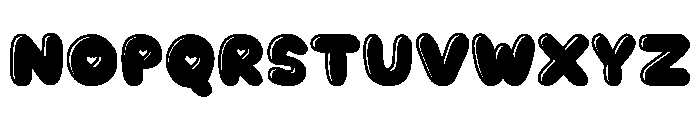 Puppy Love Soda Outline Shadow Font UPPERCASE