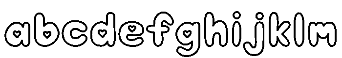 Puppy Love Soda Outline FONT