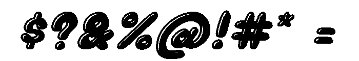 Puppy Love Soda Outlineshadowi Font OTHER CHARS