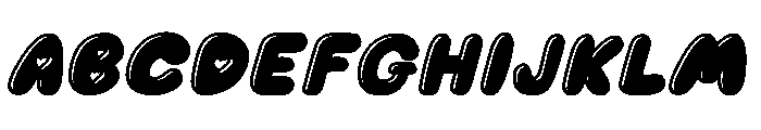 Puppy Love Soda Outlineshadowi Font UPPERCASE