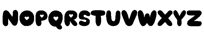 Puppy Love Soda Solid Font UPPERCASE