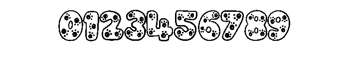 Puppy Paws By Squeeb Cr Regular Font OTHER CHARS