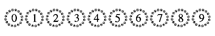 Puppy Paws Font OTHER CHARS
