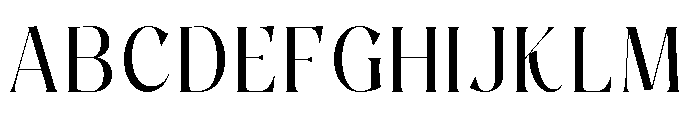 Pure Motif Text Font UPPERCASE
