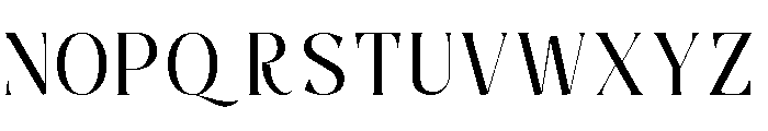 Pure Motif Text Font UPPERCASE